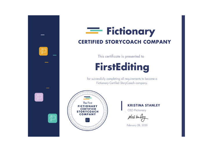 FirstEditing StoryCoach Certificate