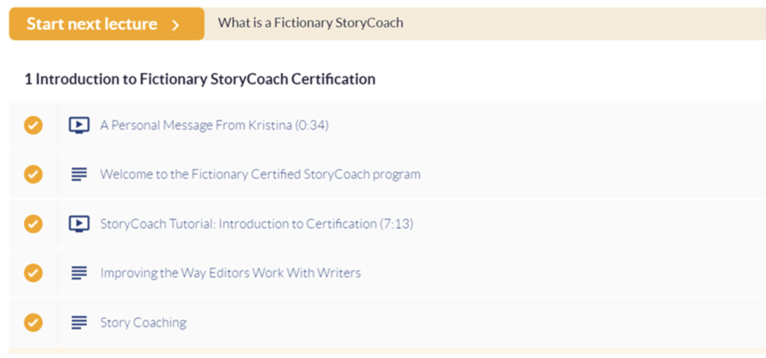 What is a Fictionary StoryCoach