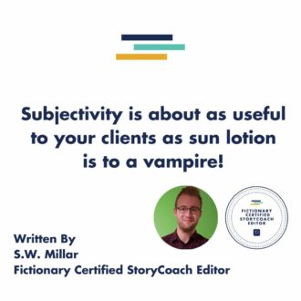 Be an Objective Editor using the Fictionary Story Elements