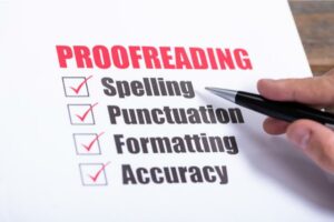 Proofreading a Book