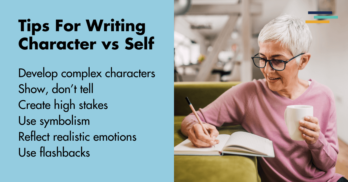 tips for writing character vs self